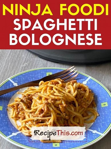 Ninja Foodi Spaghetti Bolognese | Recipe This