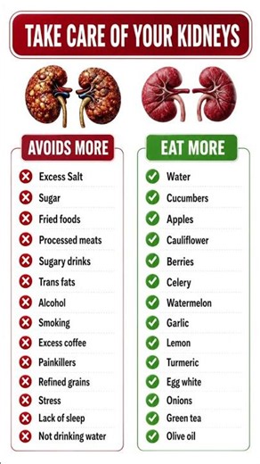 Take care of your kidney | improve health | eat smart