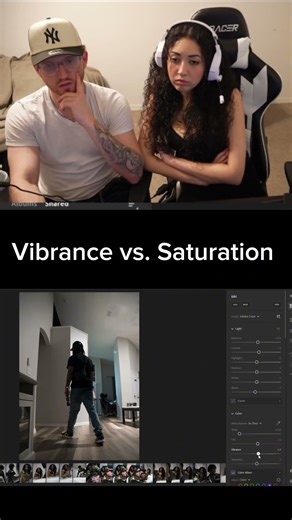 Vibrance vs. Saturation #photography #videography #photo #film #viral