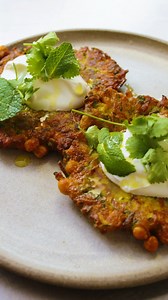 3.7K views · 139 reactions | A Verena-approved recipe on Youtube this week: Herby courgette and chickpea pancakes. Watch and subscribe through the links below. Watch the episode: https://youtu.be/vaxhkCJ1DDw Recipe: https://ottolenghi.co.uk/recipes/courgette-chickpea-and-herb-pancakes | Ottolenghi | Facebook