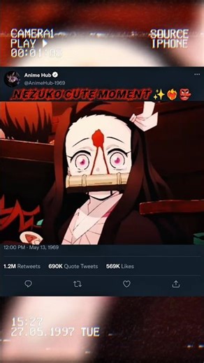 NEZUKO CUTE MOMENT 🤩✨👺 #shorts #ytshorts #viralshorts #demonslayer