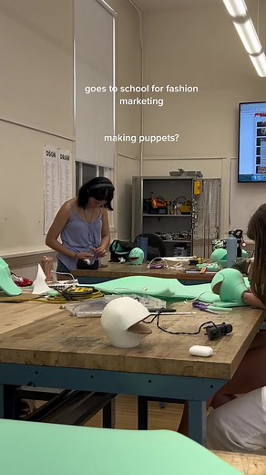 odd but fascinating #scad #artschool #3Ddesign #puppetmaking #savannahcollegeofartanddesign