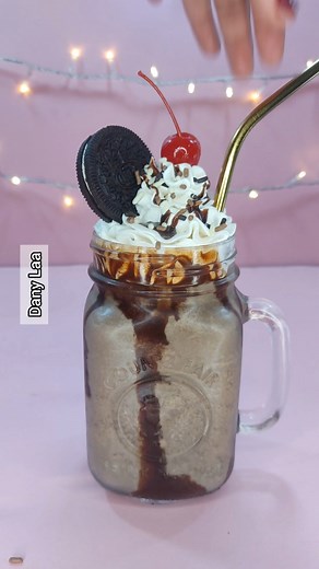 Frappé de Oreo 🤍 #bebidas #recetas #frappes | Dany Laa