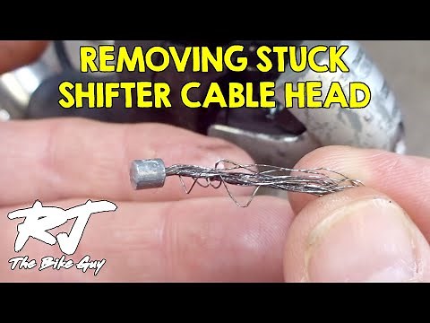 Removing Stuck Broken Shift Cable Head From Shifter - Improvise Adapt Overcome