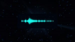 Glowing digital spectrum animation background. Animation. Abstract sound track animation