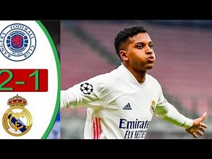 Rangers vs Real Madrid 2-1 All Goals & Extended Highlights