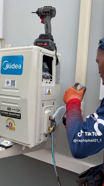 พันเทปเทาเก็บงาน #พันเทเทปเทาช่างแอร์ #Air #hvac | HVAC Technicians