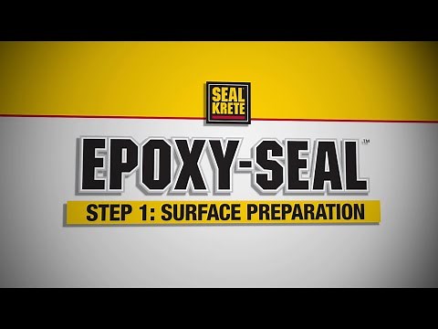 Seal-Krete Garage Floor Paint - How To Do Surface Prep