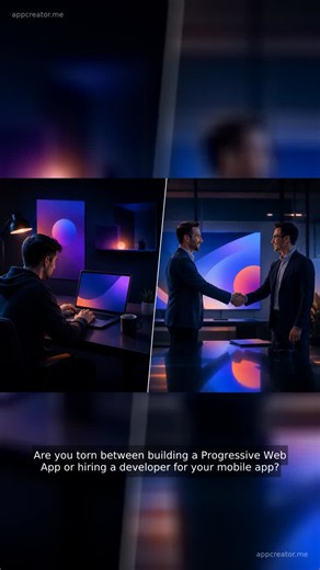 PWA vs Hiring a Developer: Mobile App Costs Compared | AppCreator - AI App Builder for Android, iOS & Web Apps posted on the topic | LinkedIn