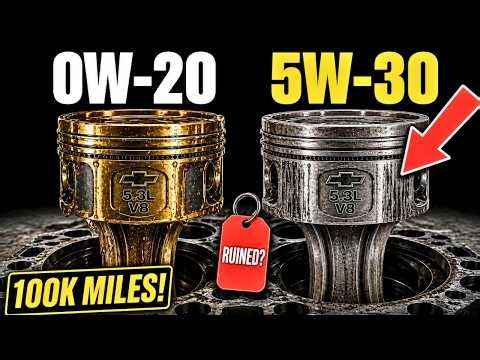 We Tested 0W-20 vs. 5W-30 in the Same Silverado for 100,000 Miles — A Clear Winner