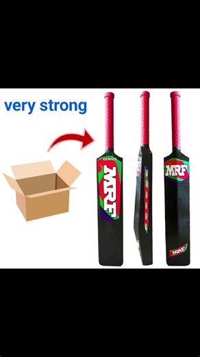 Cardboard cricket Bat making