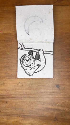 How you (or anyone) can draw a sloth ! 🦥 #howtodraw #drawingtutorial #lineart #brushpen #sloth #sloths #slothart #artforall | Harrison How