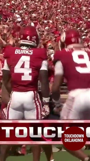 John Mateer to Isaiah Sategna 24 Yards vs Auburn 2025 #boomersooner #cfb #oudna