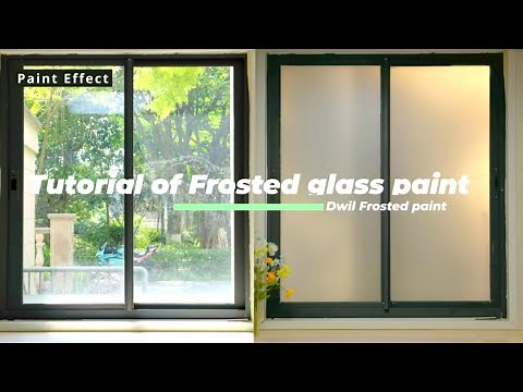 How to us the Frost Glass Paint