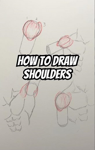 Tips on How to Draw Shoulders #artist #art #drawing #artwork