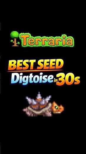 INSANE SEED! Get Digtoise FAST in Terraria