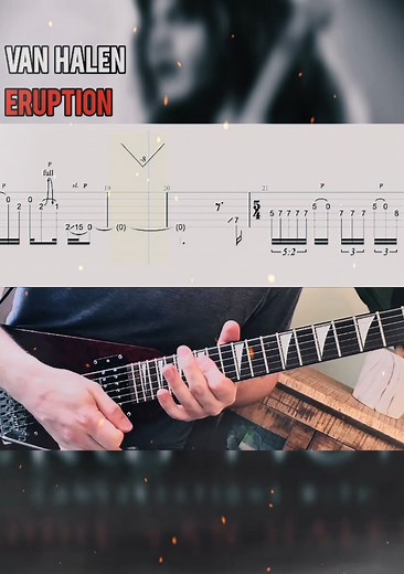 Eruption Guitar Cover by Van Halen Explained