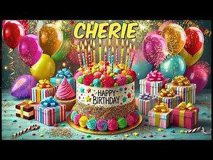 CHERIE Happy Birthday Song - Happy Birthday to You