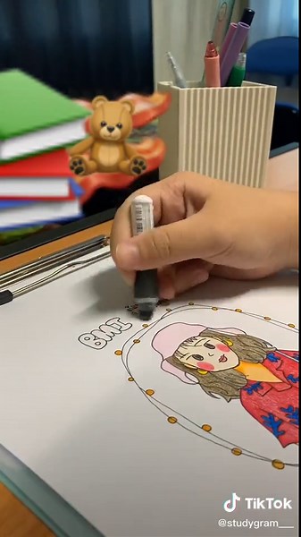 Coloring a Cartoon Character Step-by-Step Guide