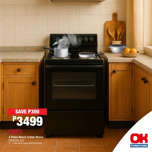 239 reactions | Upgrade your kitchen with our powerful, modern stove selection. Whether you’re frying, baking or grilling, we’ve got the heat you need to cook up a storm!​ Find your perfect Defy stove today! | OK Furniture Botswana | Facebook