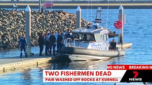 Two fisherman have died after being washed off the rocks at Kurnell. 7NEWS at 6pm. #7NEWS | 7NEWS Sydney