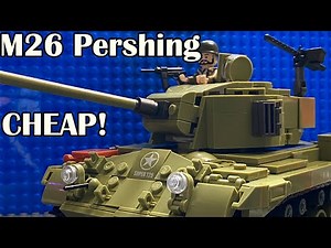 Cheap Lego Compatible WW2 Tank Review! - Sluban M26 Pershing