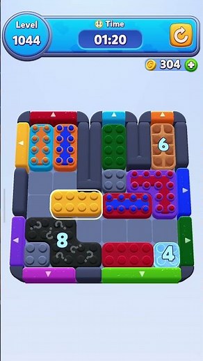 Color Block Jam Level 1044 Walkthrough / Solution