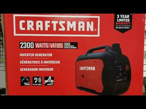 Craftsman 3000i Inverter Generator Super Quiet