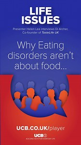 In this week’s life issues we are exploring a mental health condition that is often shrouded in secrecy and shame. AND widely misunderstood... Eating Disorders. Sharing from her own experience, @helen_pricey Helen Lea had a very frank conversation with Di Archer who set up the eating disorder charity @tastelifeuk after her daughter had an eating disorder. You can listen to the full conversation through the UCB Player or wherever you get your podcasts. https://ucbplayer.page.link/L3UqyAnn9MNH574N