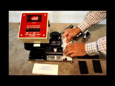 SUTHERLAND® Rub Tester Calibrating & Aligning Weights. Ink rub tester