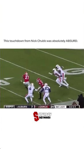Nick Chubb is DIFFERENT.