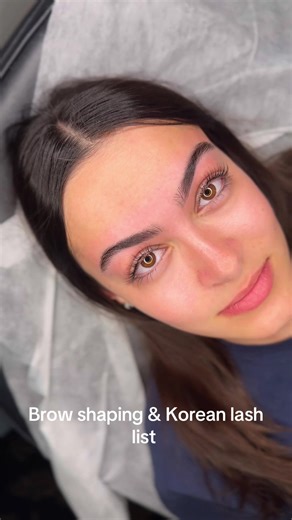 The best duo : brow shaping & Korean lash lift #browshaping #lashlift | Eyebrows Shaping