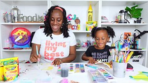 1.4K views · 29 reactions | CJ and Cori are headed back to school with this fun Crayon Resist Craft! Gather your crayons and watercolor paint and join the gals for colorful backpack and bus crafts! Did you make this craft? Share your art with us #CrayolaCrafts | Crayola | Facebook