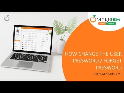 How Change the User Password / Forget Password