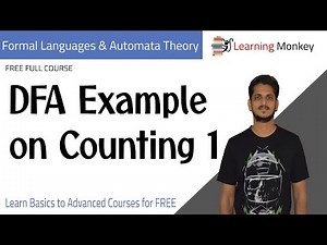 DFA Example on Counting 1 || Lesson 10 || Finite Automata|| Learning Monkey ||