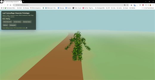 Codex is a monster with 2D games.But what is it worth with 3D and Three.js? 👀Codex + GPT Image 2.0 + a crazy prompt =• playable 3D forest scene• humanoid character fully made of leaves 🍃• dense foliage covering the whole body• third-person movement• wind animation on every leaf• SPACE transformation into a flying leaf swarm• leaf trail while moving• runs directly in the browserAI doesn’t just help you code faster.It lets you test ideas that would normally feel too complex to even start.Comment