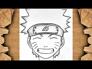 How to draw NARUTO UZUMAKI step by step // Drawing Anime Naruto Easy Tutoria // Easy Anime Drawing
