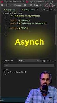 Must Know: Synch and Asynch | CodeWithKG