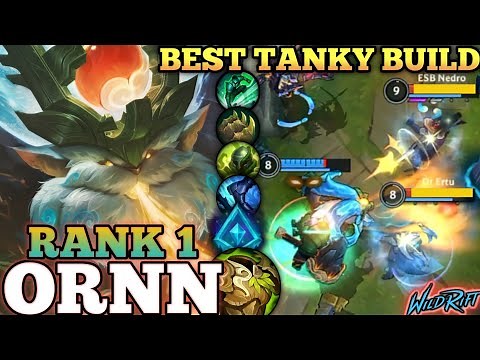 ORNN BEST SUPPORT META BUILD! IRRITATING TANK DAMAGE - TOP 1 GLOBAL ORNN BY ZoEfe - WILD RIFT
