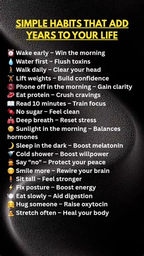 19 Daily Habits That Can Add Years to Your Life | Healthy Lifestyle Tips