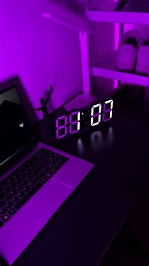 3D Aesthetic Led Digital Clock #digitalclock #leddigitalclock #clock #foryou #foryourtable #fyp