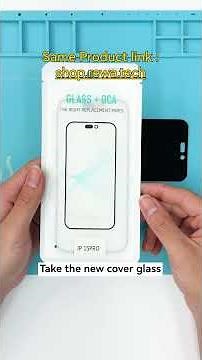 That bottom display flex is critical.Refurbishing an iPhone 15 Pro screen with a laser machine. 👇