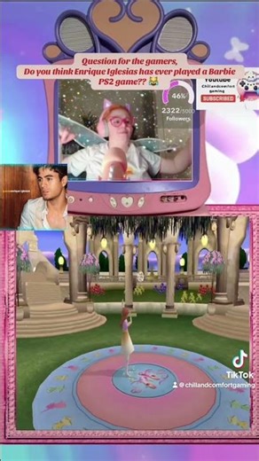 Has Enrique Iglesias ever played a Barbie ps2 game?? #barbie #enriqueiglesias #ps2games #retrogaming
