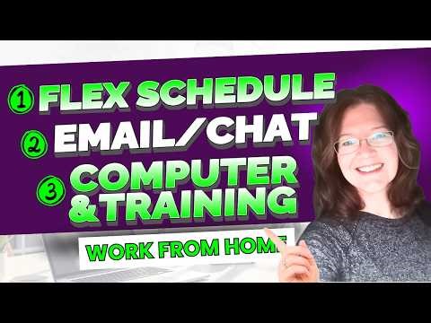 3 (Very) Entry-Level Work From Home Jobs: FLEX SCHEDULES / NO PHONES / COMPUTER & TRAINING