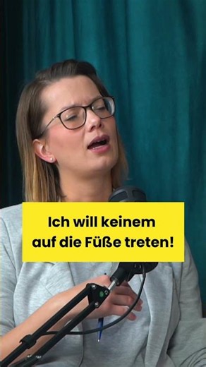 Ich will keinem auf die Füße treten!