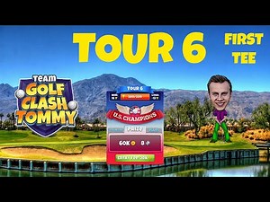 Golf Clash tips, Hole 1 - Par 4, Southern Pines - US Champions, Tour 6 - GUIDE/TUTORIAL