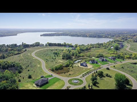 Shore of Eagle Lake Aerial Tour | New Homes in Big Lake, MN