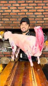 Special lamb Mandi, steamed with aromatic rice recipe🔥🐏🥗🍚 #kebab #cooking #shorts