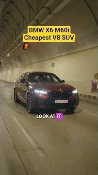 The BMW M60i is the cheapest V8 Coupe SUV with 5 seats