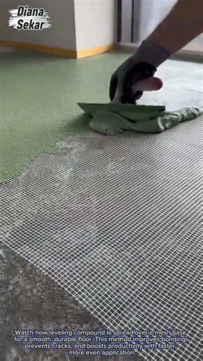 Perfect Floor Leveling Technique with Mesh Base